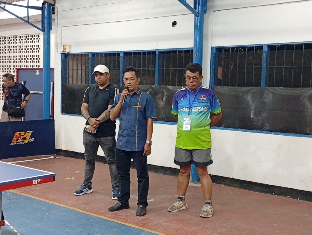 Sambutan Ketua Dewan Pimpinan Wilayah (DPW) Pusat Bantuan Hukum (Pusbakum) Satria Advokasi Wicaksana DKI Jakarta, Jecky Efrianto alias Jecko Paris