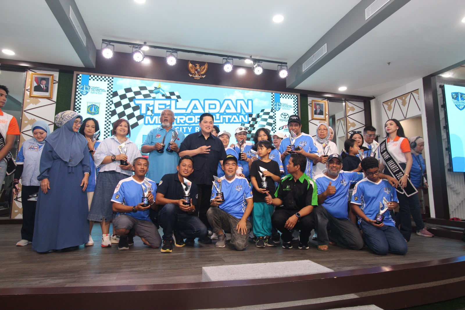 Menpora Erick Thohir Hadir Berikan Trophy Pemenang